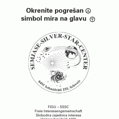 Okrenite pogrešan simbol mira na glavu