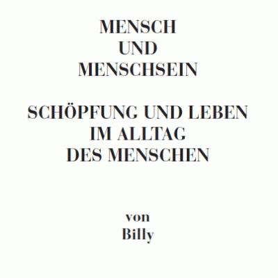Mensch und Menschsein