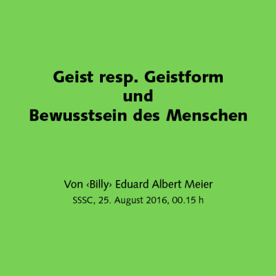 Geist resp. Geistform und Bewusstsein des Menschen (A6)