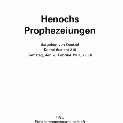 Henochs Prophezeiungen