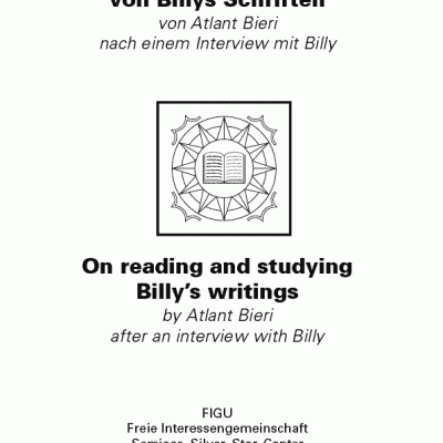 Über das Lesen und Studieren von Billys Schriften