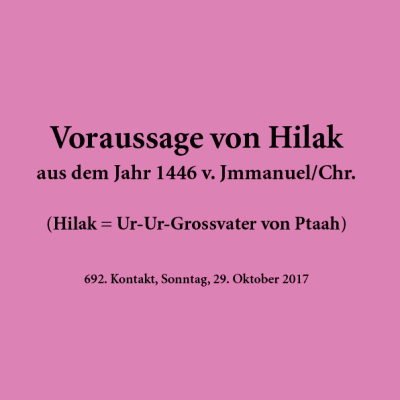 Voraussage von Hilak (A6)