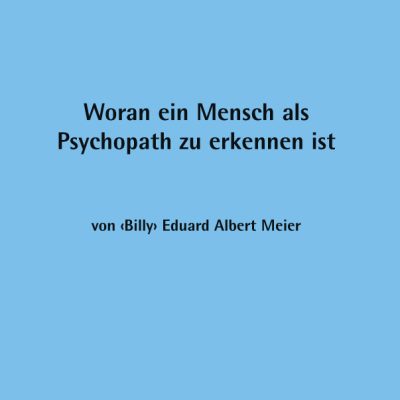 Woran ein Mensch als Psychopath zu erkennen ist (A6)