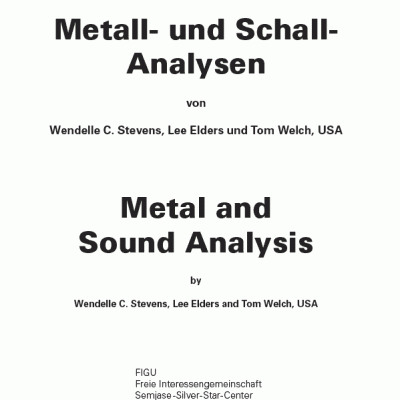 Metall-und Schall-Analysen