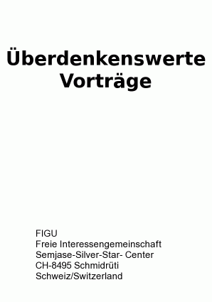 Überdenkenswerte Vorträge Heft 2