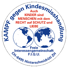 "Aufkleber" Kampf gegen Kindesmisshandlung